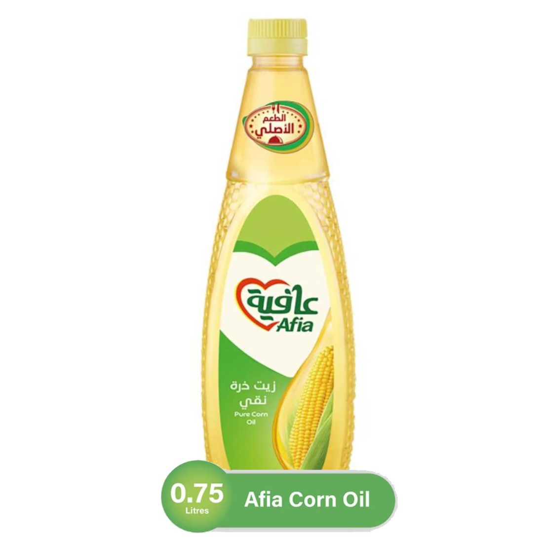 Afia Pure Corn Oil Enriched with Vitamins A, D and E Bottle, 750ml