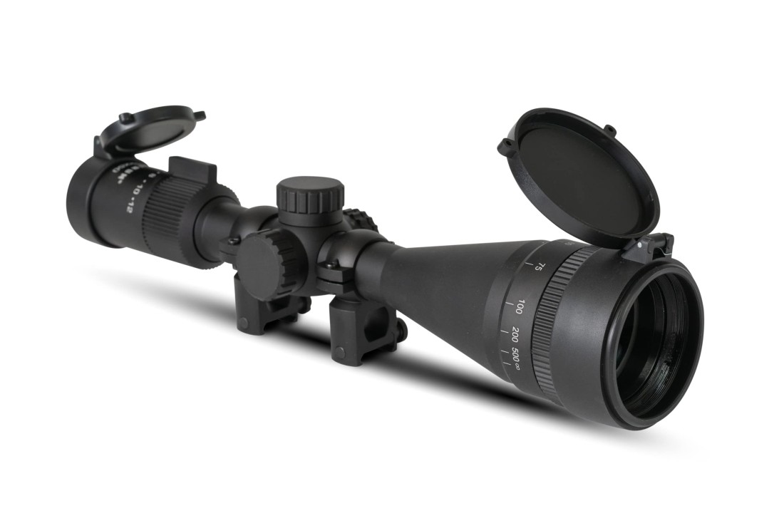 Monstrum Guardian 4-12x50 AO Rifle Scope with Parallax Adjustment Black