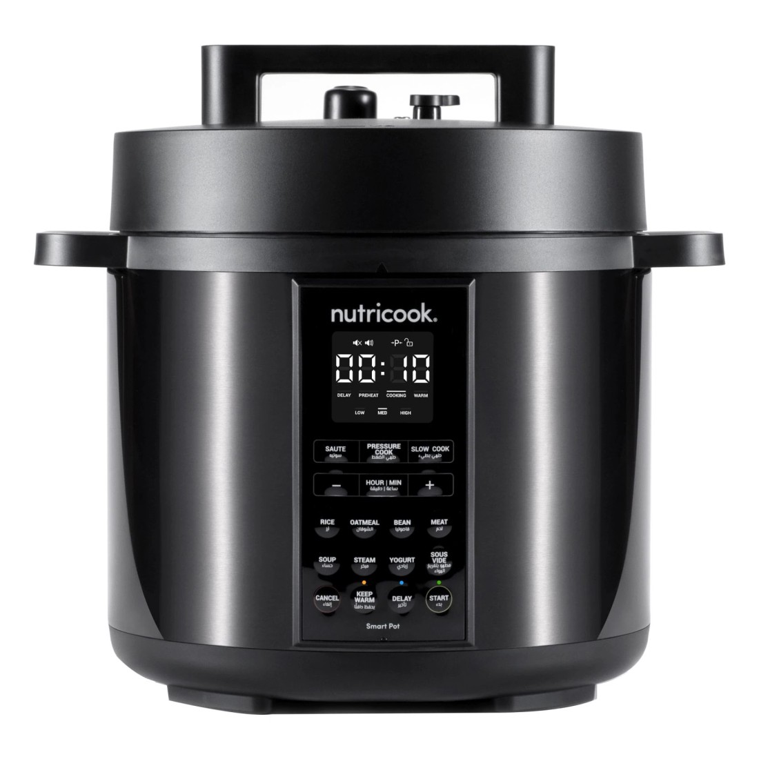 Nutricook Smart Pot 2 Pressure Cooker NC-SP204K Black 6L