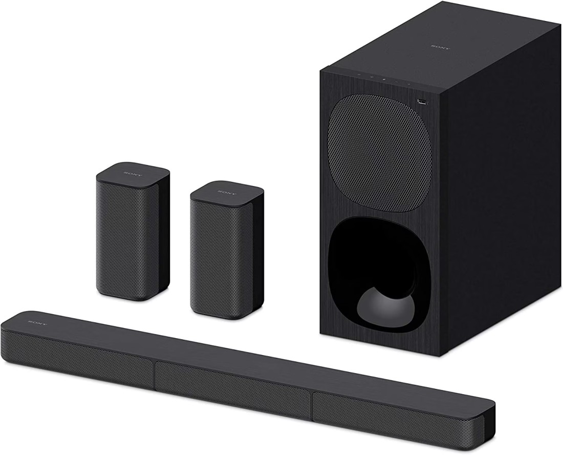 Sony Ht-S20R - 5.1Ch Soundbar With Wired Subwoofer And Rear Speakers