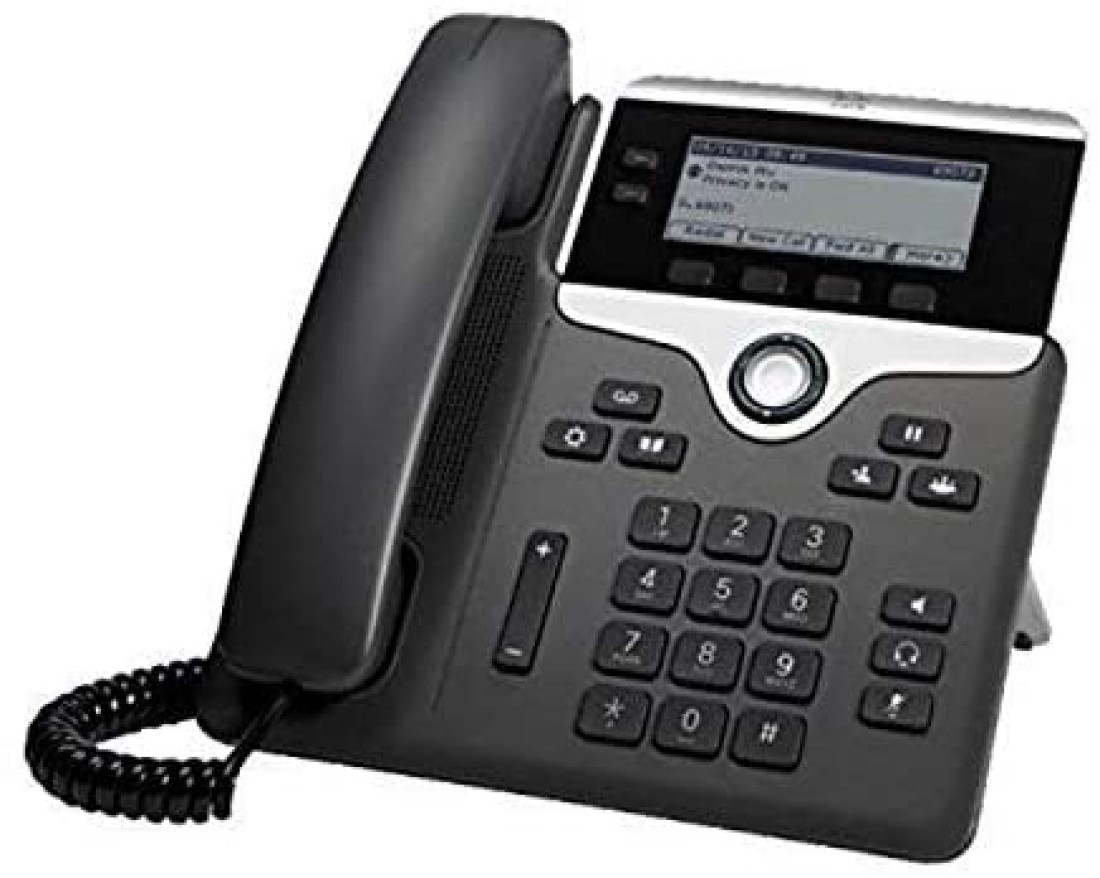 Cisco Hw Unified Comm - Ip Phone 7821 Charcoal Standard Handset 2-Line 3.5In Display Poe