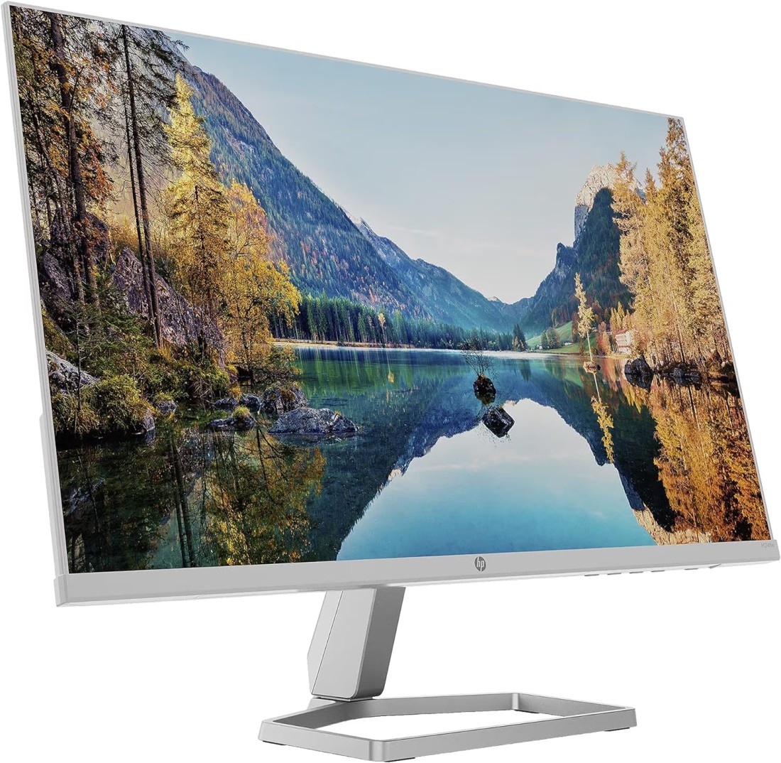 HP M24FW Monitor, 60.5 Cm / 23.8 Inches, 1920 X 1080 Pixels Full HD, White Back