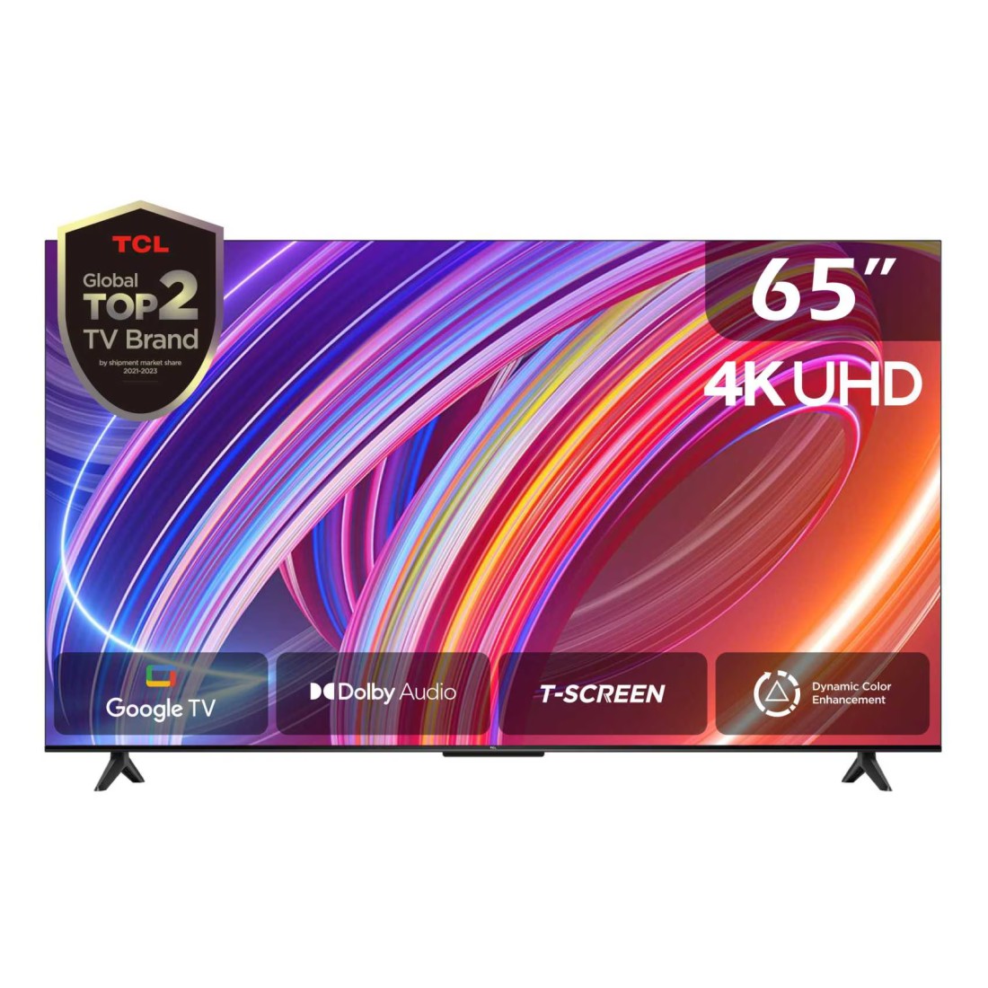 TCL 65-Inch UHD Smart LED Google TV 65P61B Black