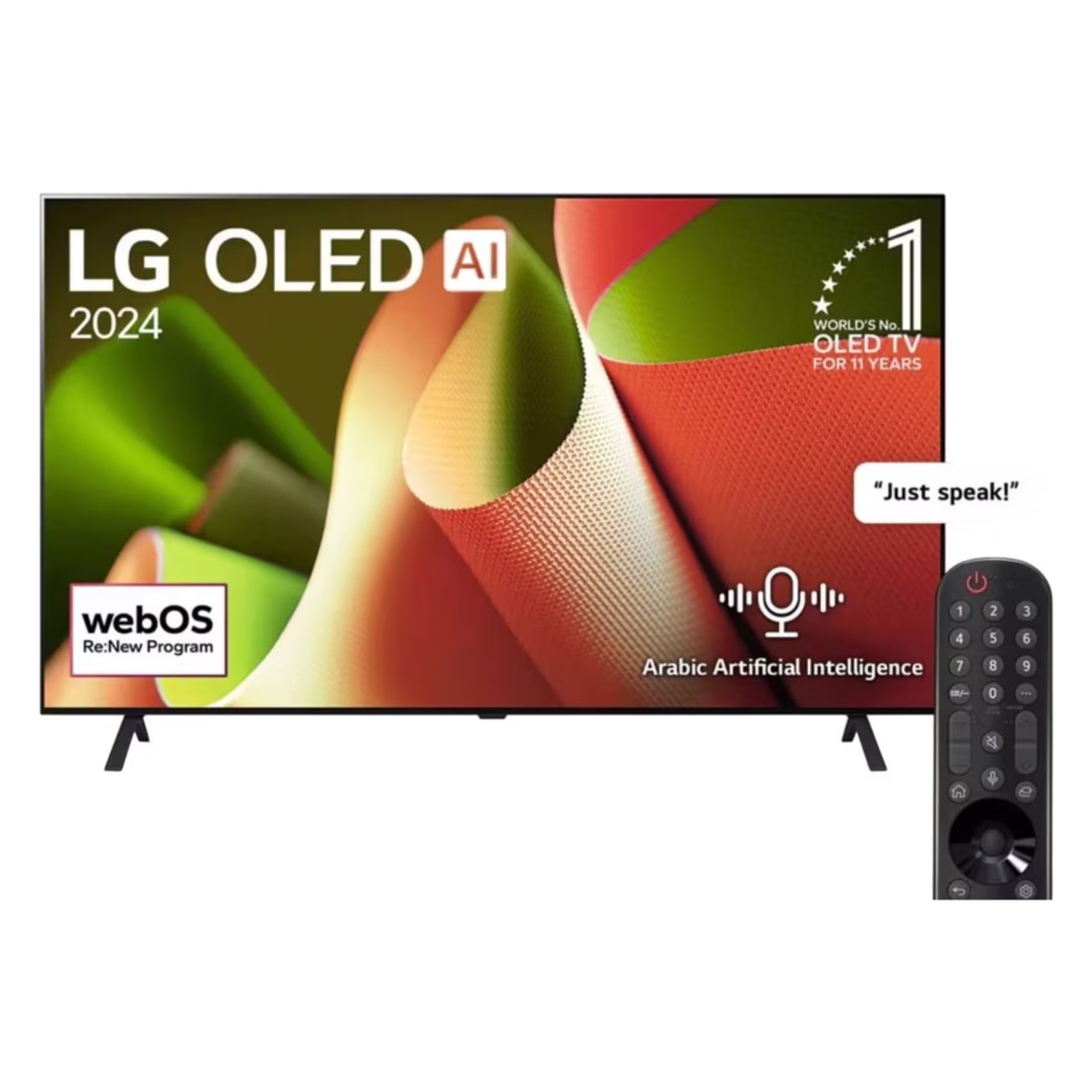 LG OLED B4 65 inch 4K Smart TV AI Magic remote Dolby Vision webOS24 2024