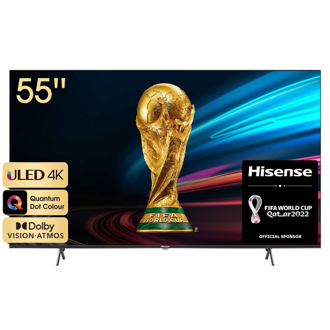 Hisense 55-Inch 4K UHD Smart TV 55U6HQ Black