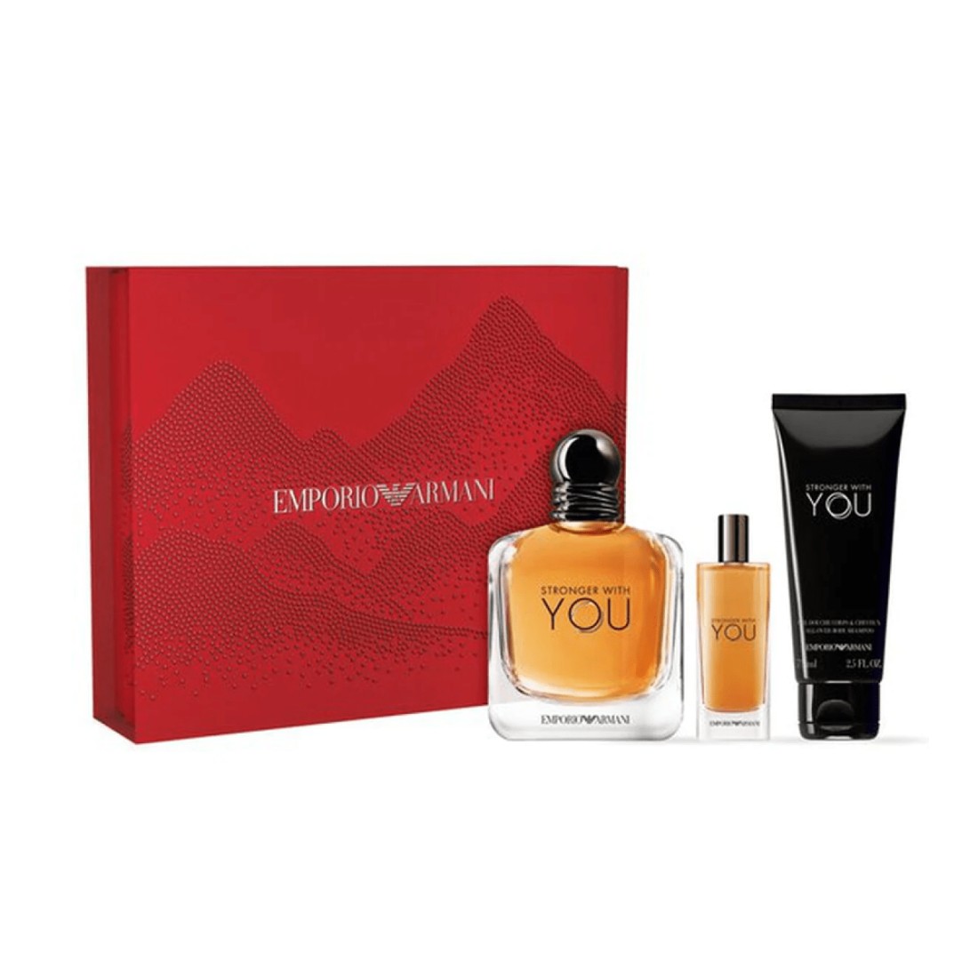 Emporio Armani Stronger With You Set - Eau de Toilette - 3 Pieces