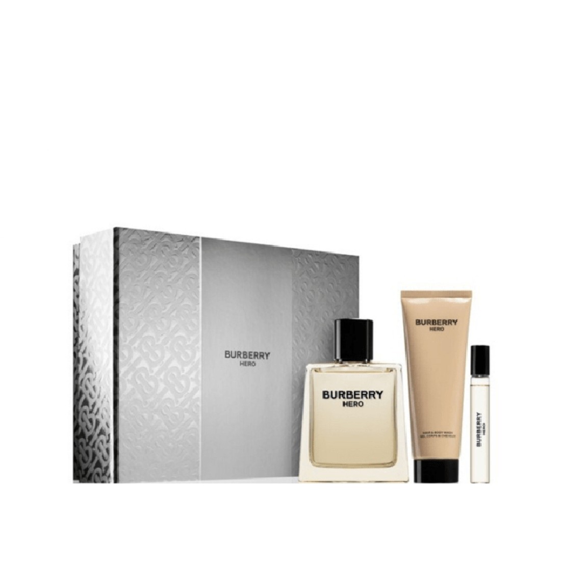 Burberry Hero Gift Set For Men - Eau De Toilette - 3 Pieces