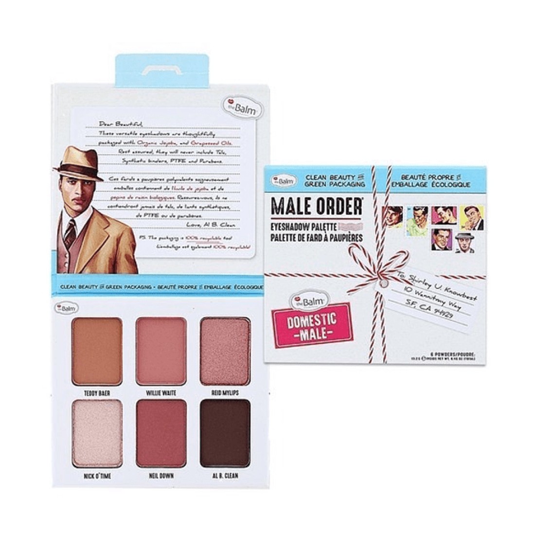 theBalm Male Order Eyeshadow Palette Domestic Male