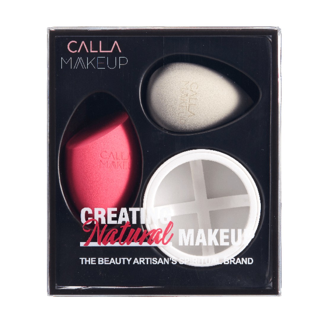 CALLA Makeup Creating Natural Makeup Puff Set - 3 pieces