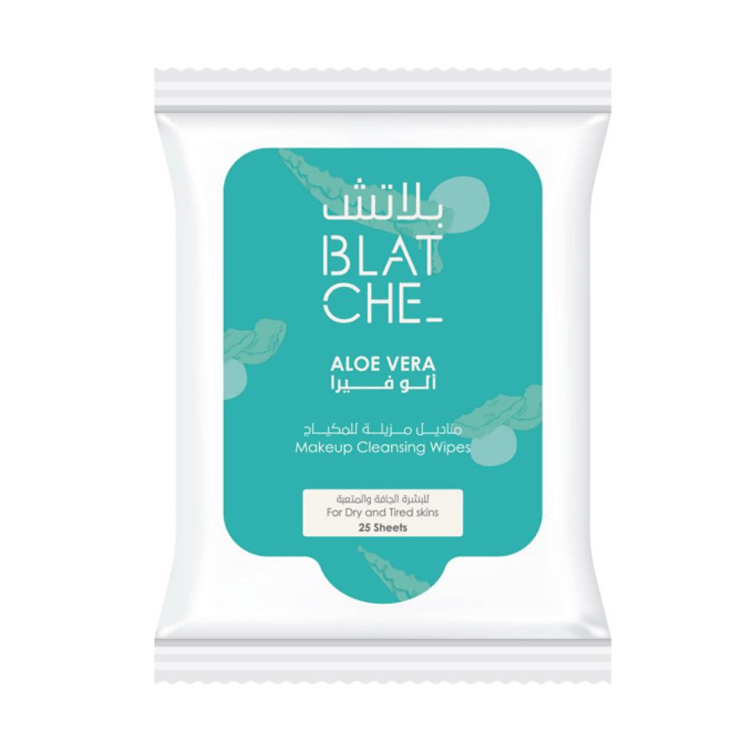 BLATCHE Makeup Remover With Wipes Aloe Vera -25 wipes