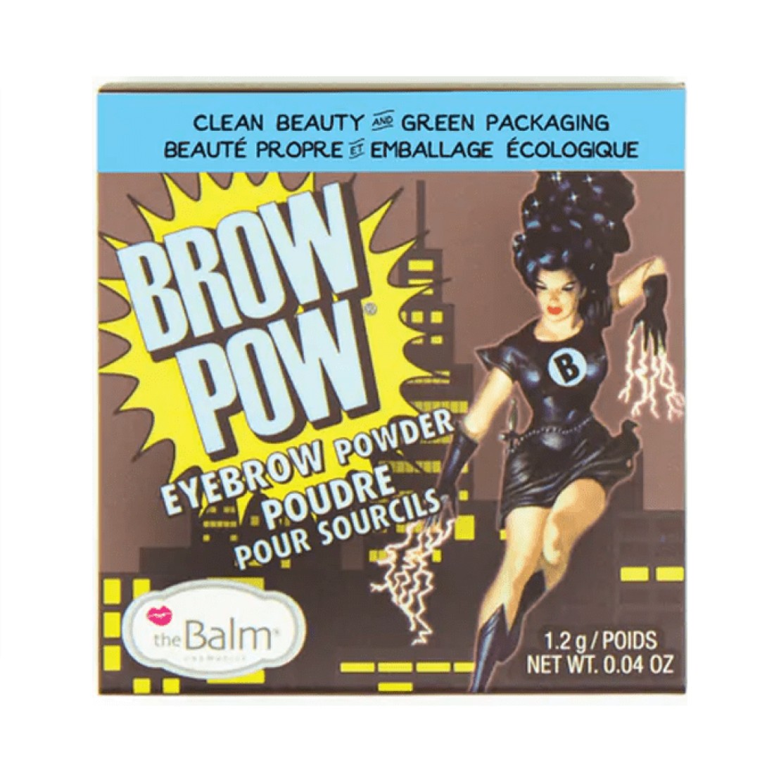 theBalm Brow Pow Eyebrow Powder - Dark Brown - 1.2g
