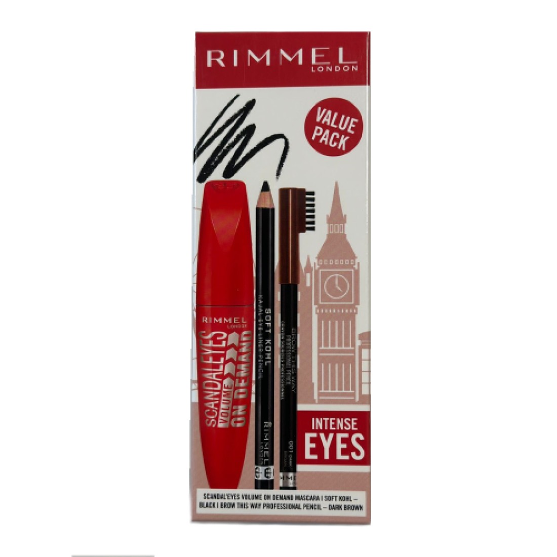 Rimmel London Intense Eyes Set - 3 Pieces