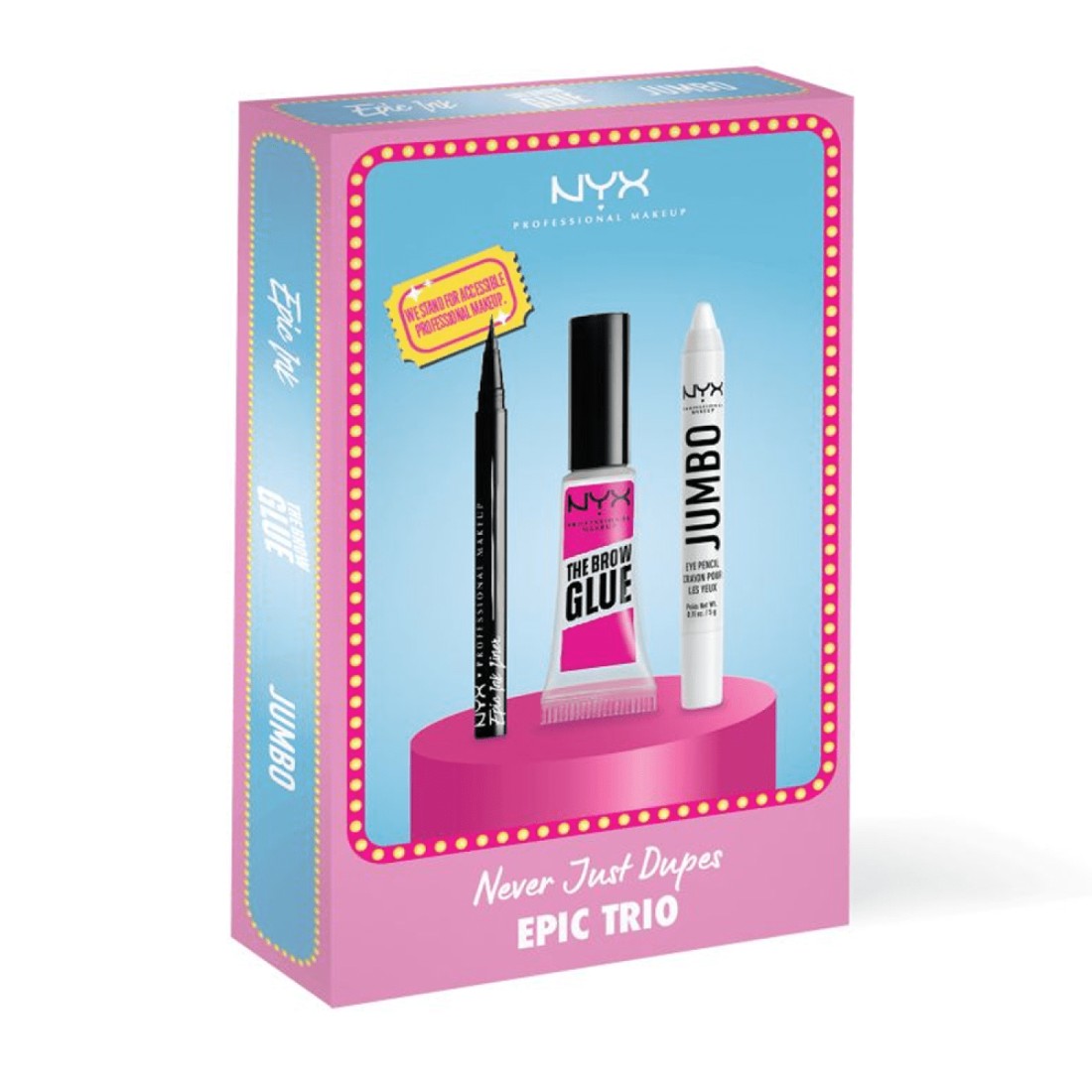 NYX Accessibility Epic Trio Eyes Set - 3 Pieces