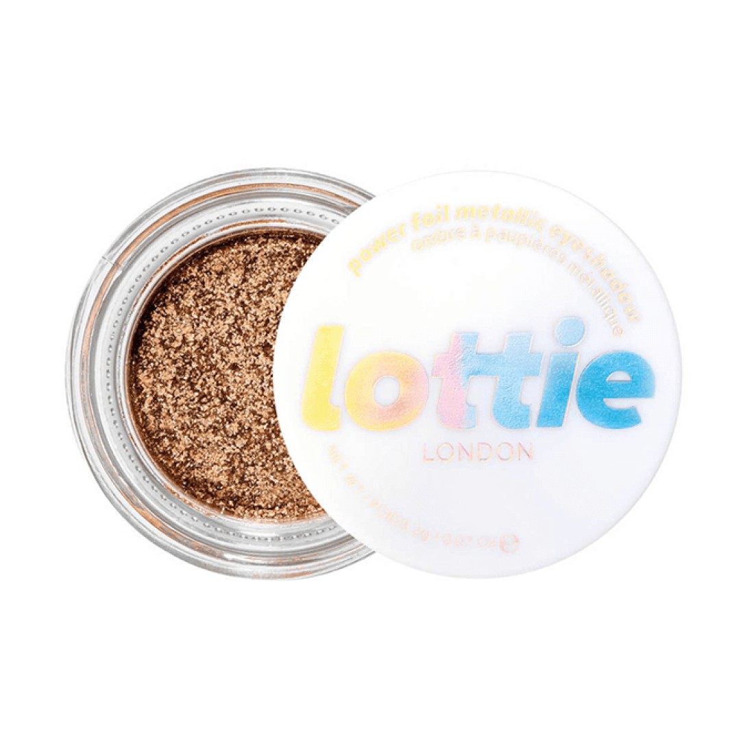 Lottie Power Foil Eyeshadow Pot - Golden Hour