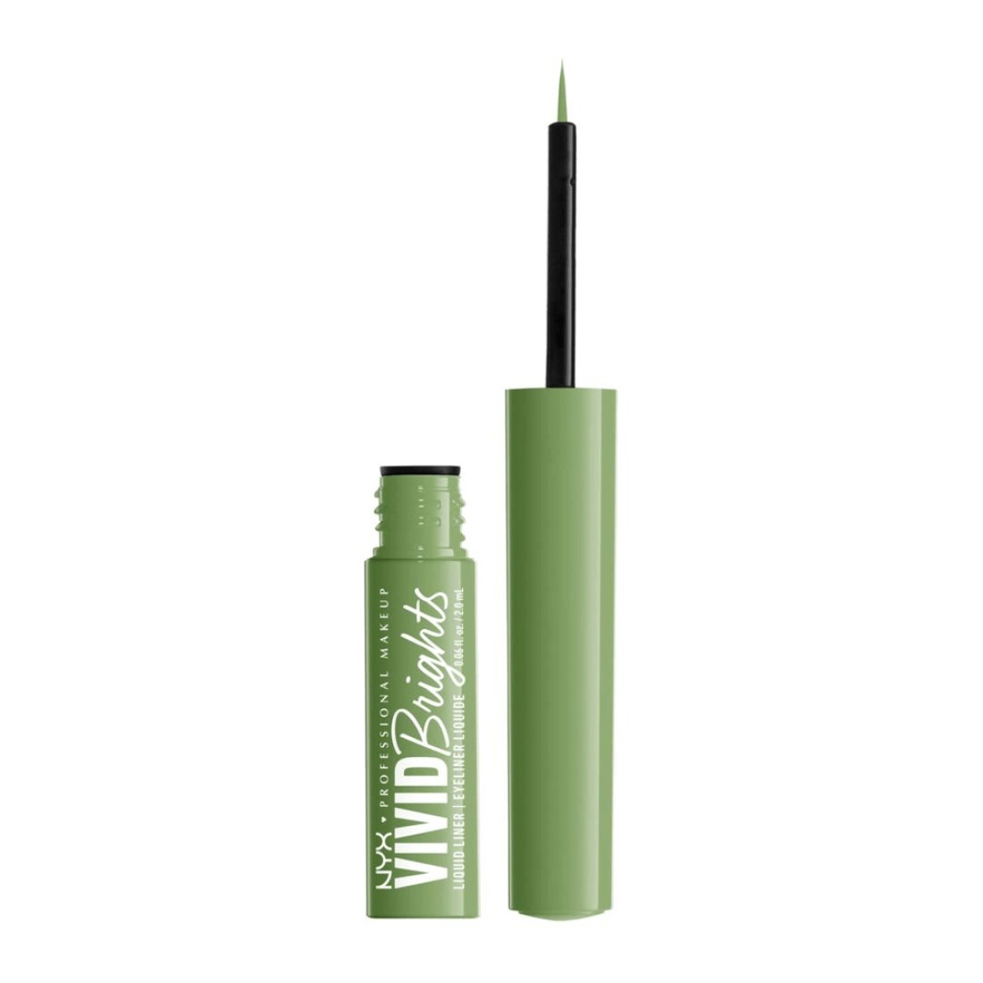 NYX Vivid Brights Liquid Eyeliner - Ghosted Green 02