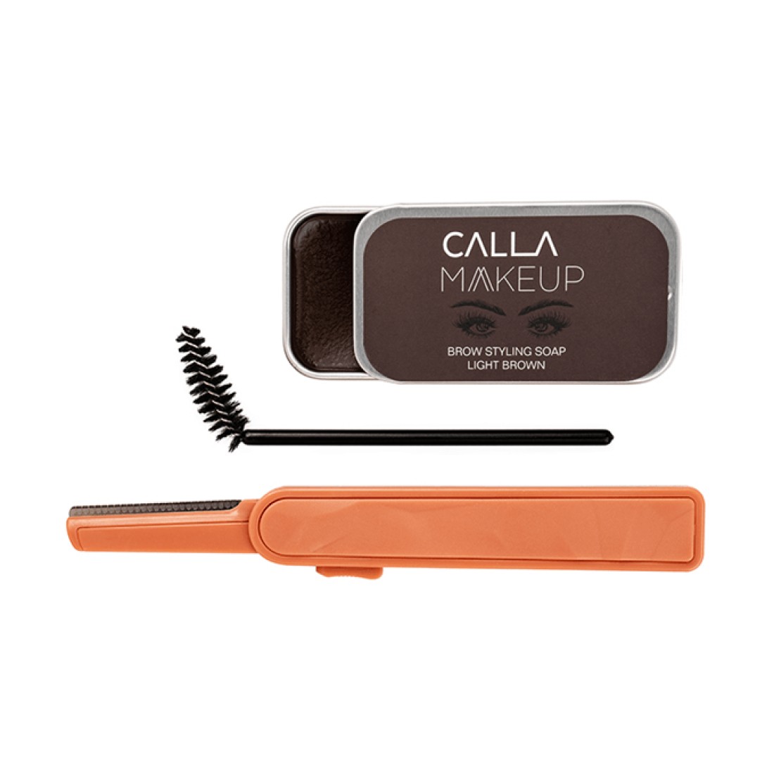CALLA Makeup Eyebrow Styling Soap Kit - Light Brown - CM-105
