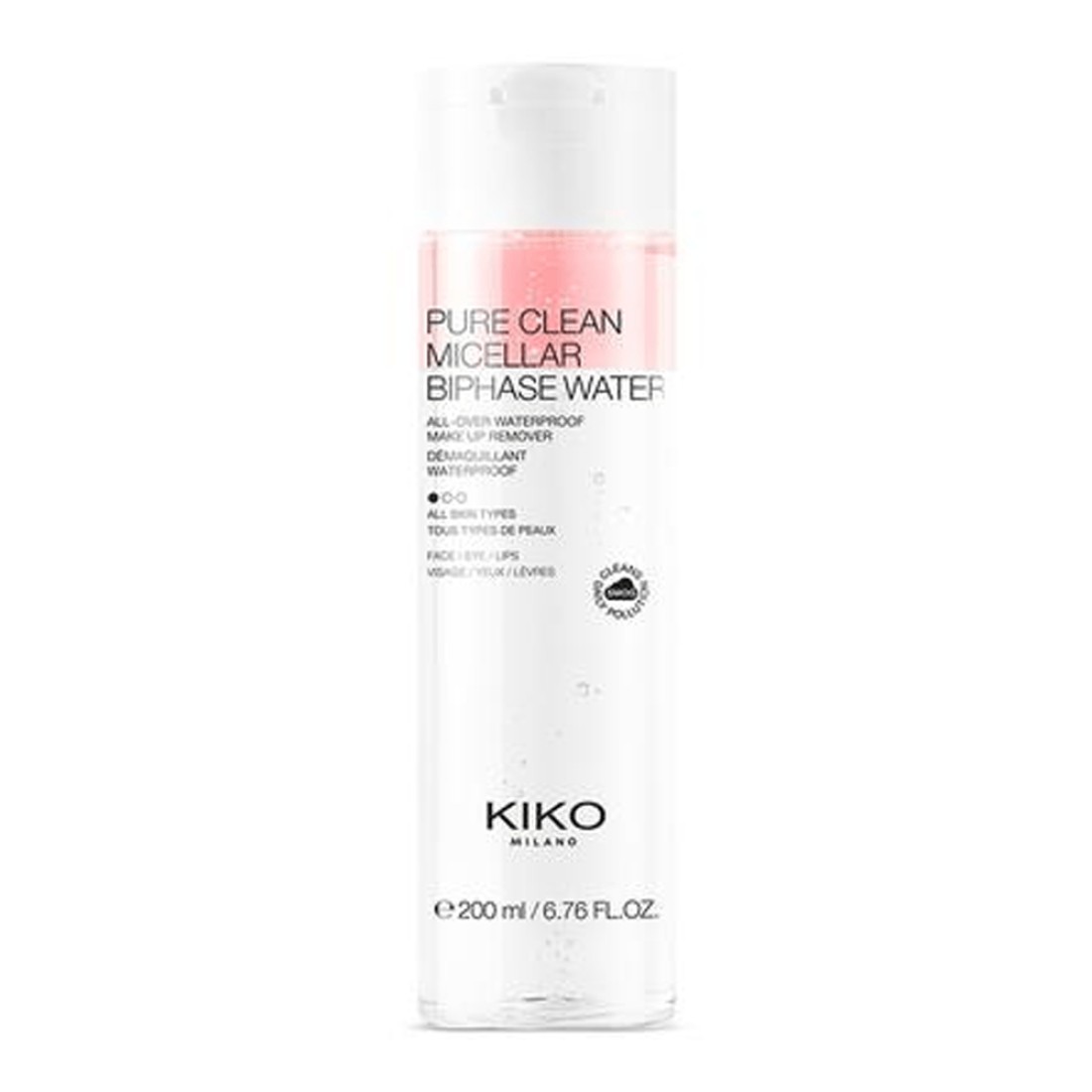 KIKO Pure Clean Micellar Biphase Water 200ml