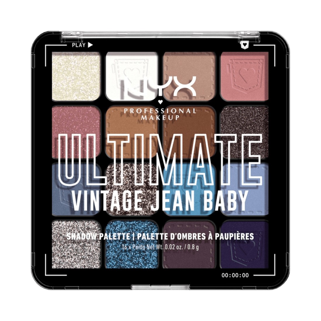 NYX Ultimate Shadow Palette - Vintage Jean Baby