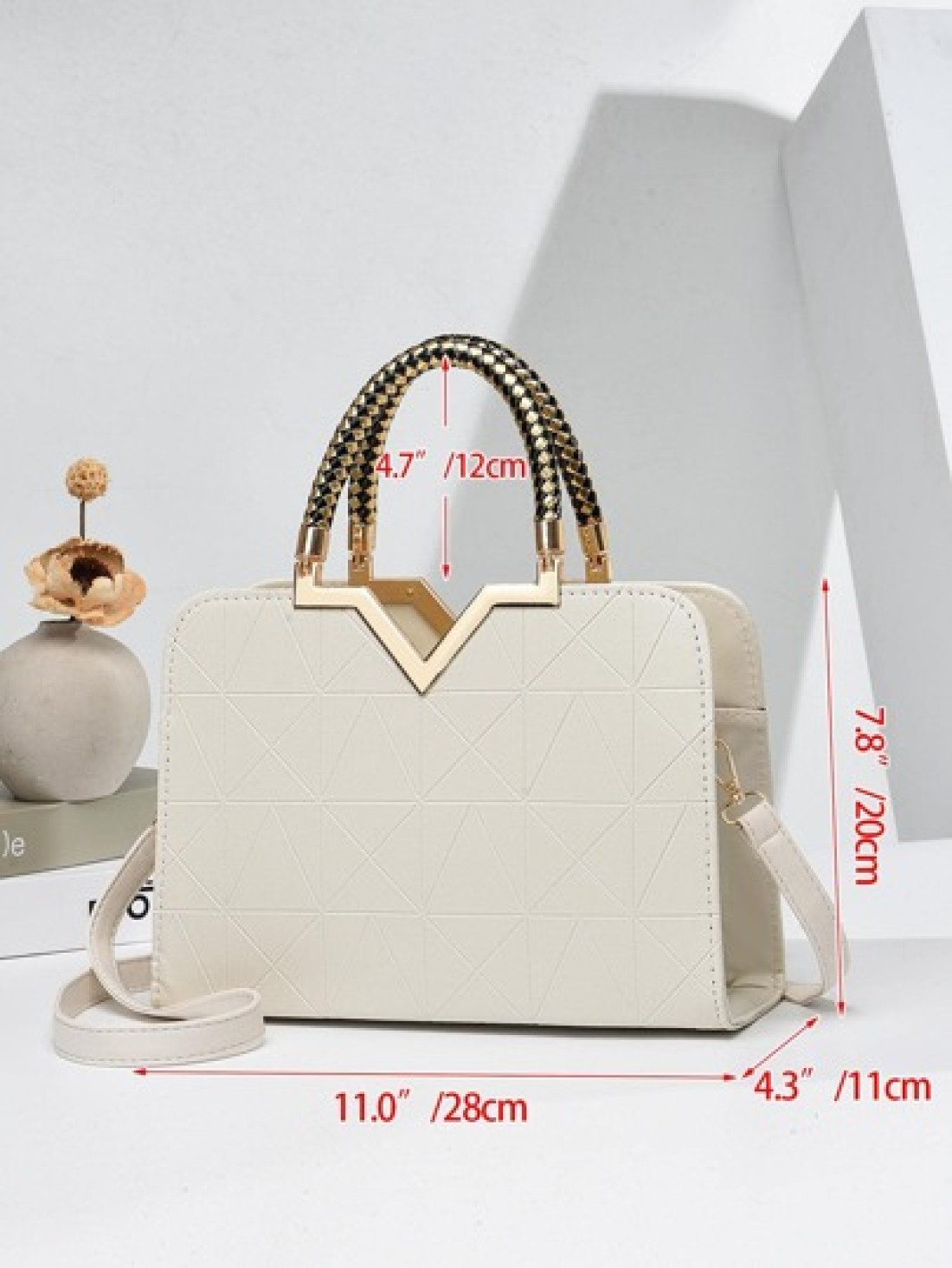 PLANEE Fashionable Simple Elegant Large Capacity Hand Held Shoulder Crossbody Ladies Square Bag Mother Day Gifts Mom Gifts Mommy s Essentials Mommy Bag For Going Out Business Casual Bag For Women Pefe