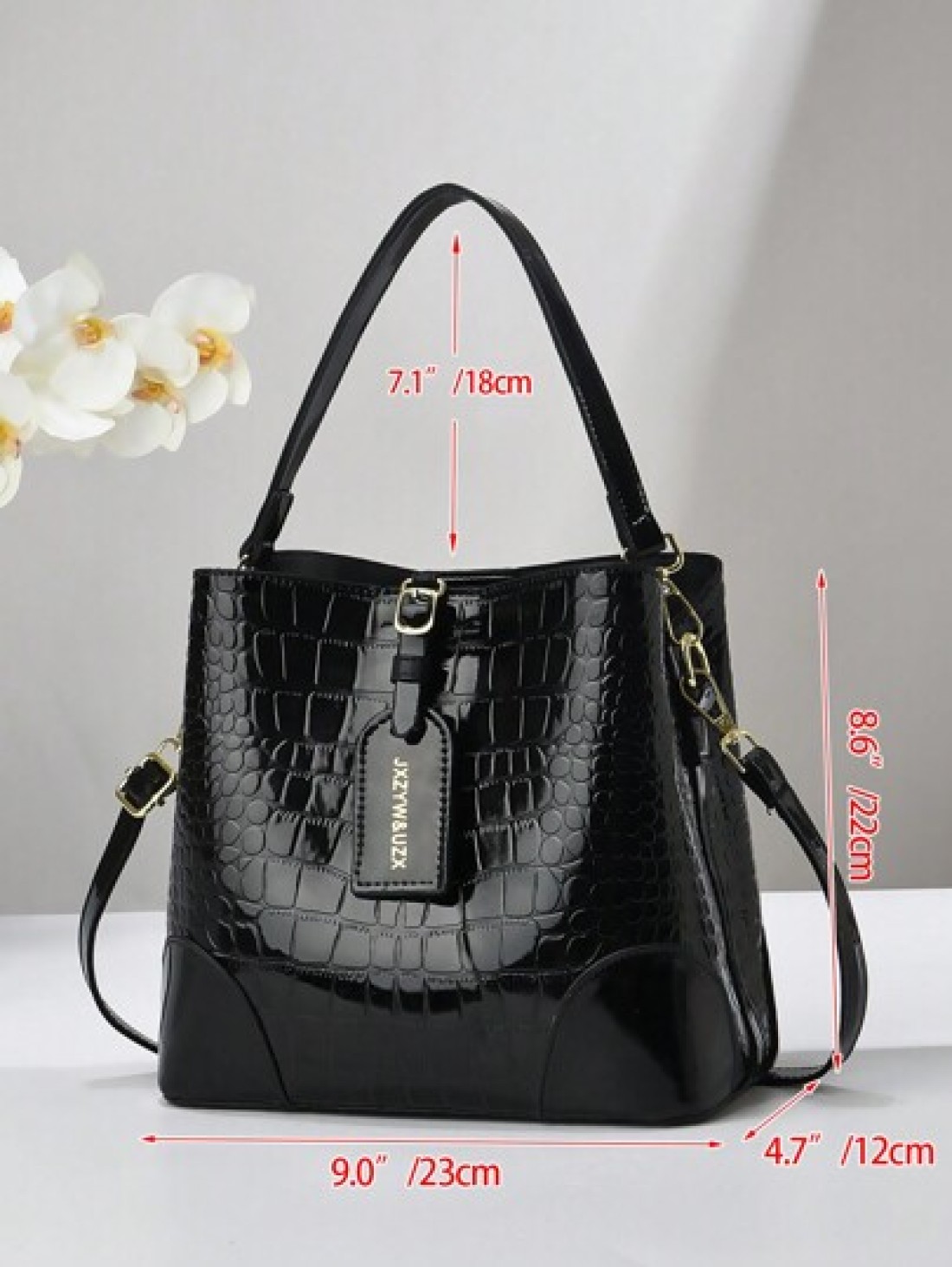 Bucket Bag With High End Embossed Design Large Capacity Women Handbag With Three Layer Pockets Simple Crossbody Bag Stylish Versatile Mini Bag Business Casual Women Bag Perfect For Office Business And