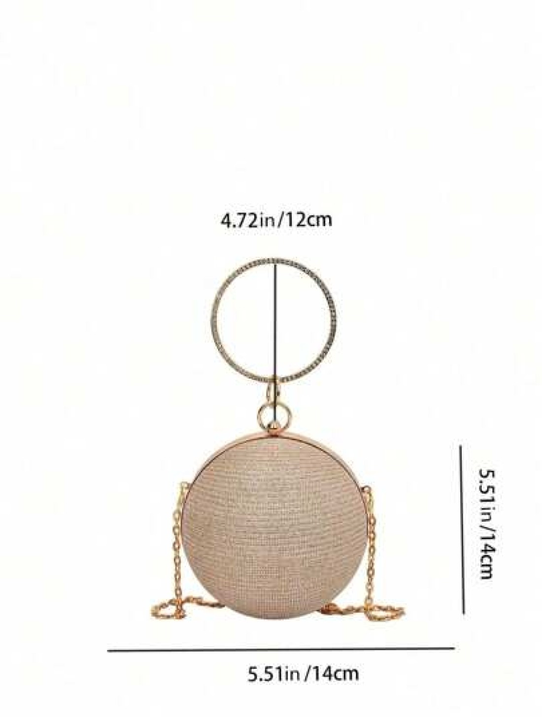 Lightweight Business Casual Rhinestone Decor Bucket Bag Mini Drawstring Design Clear Bag Fashion Faux Pearl Bag Evening Bag Dinner Bag Glamorous Elegant Exquisite Quiet Luxury Rhinestone For Party Gir