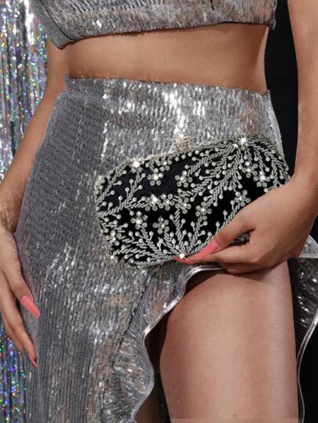 1pc Elegant And Romantic Black Solid Color Faux Pearl Beaded Evening Bag With Rhinestone Studded Heavy Duty Clutch BoxTready Bride Bag Perfect For Party Wedding Prom Dinner Banquet Matching With Weddi