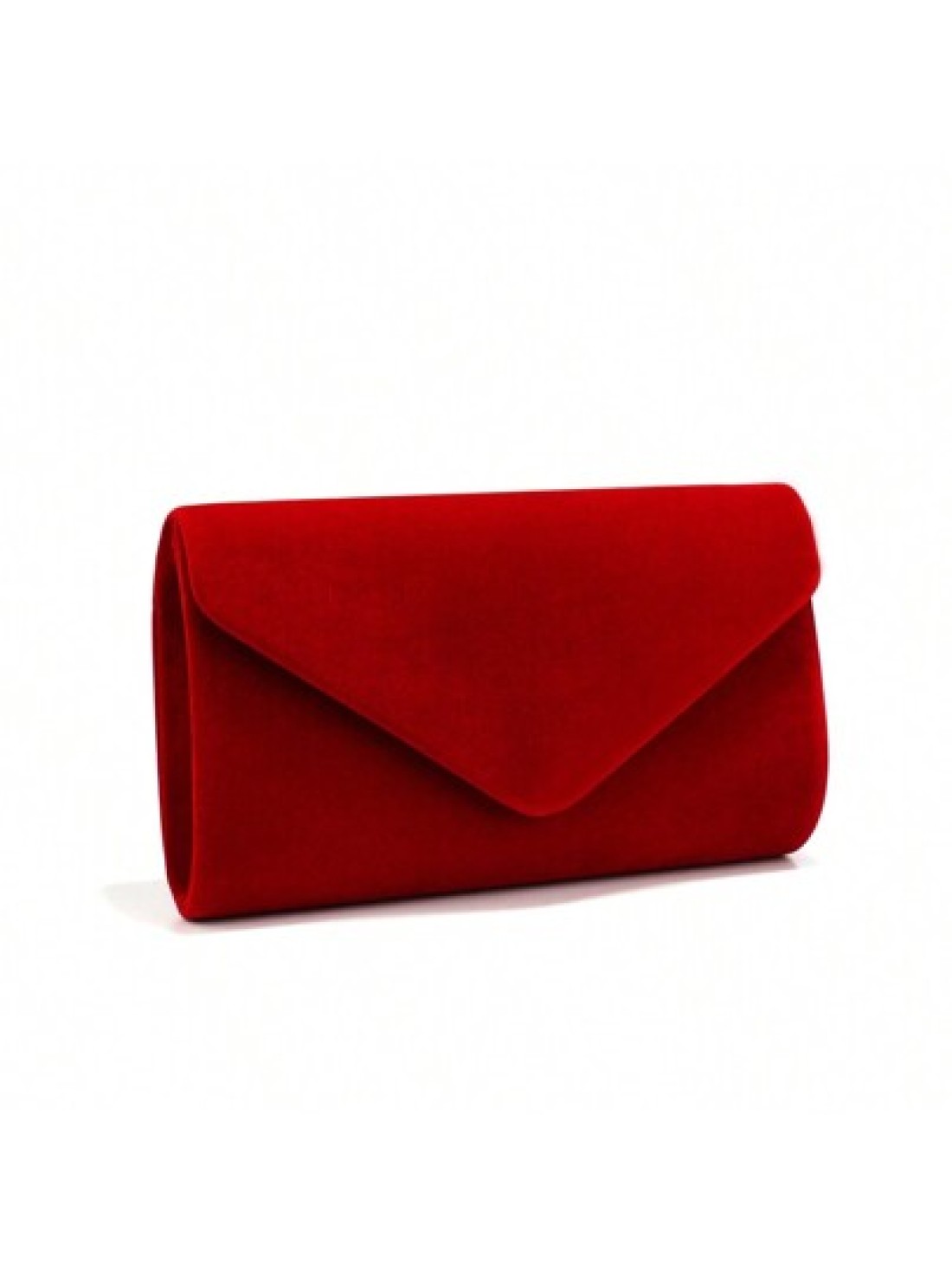 Red Color Women Evening Bags Cover Envelope Design Pary Wedding Girl Handbags With Chan Shoulder Clutch Velvet Fashion Purse