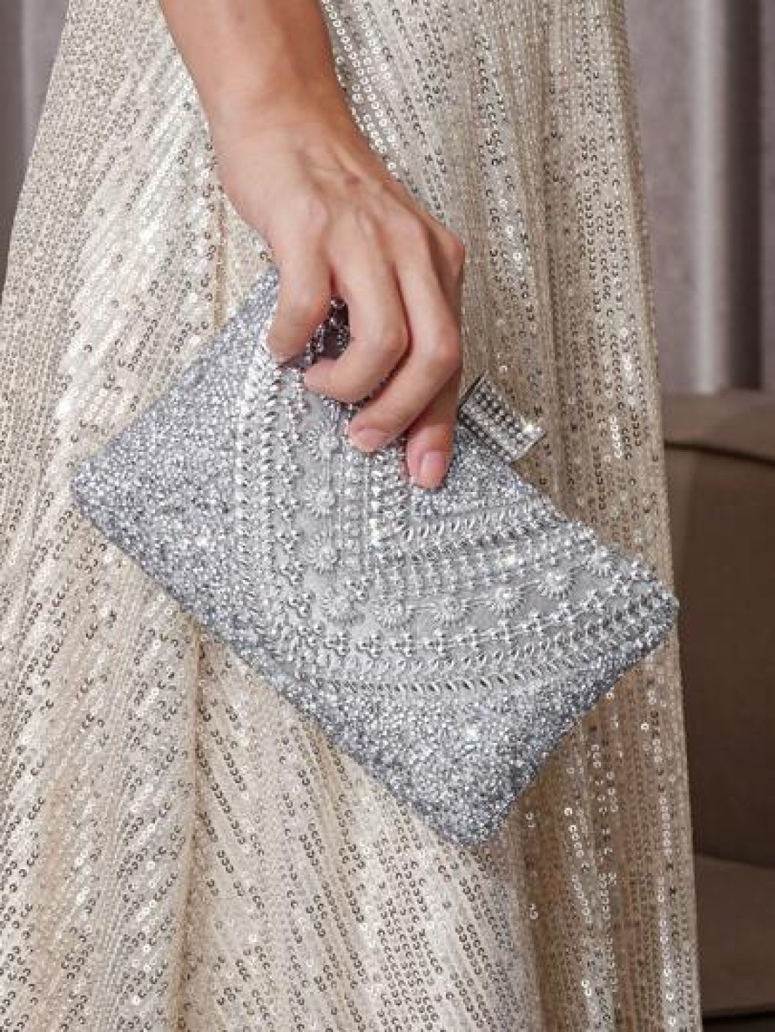 Rhinestone Embellished Evening Clutch Handbag Women s Shoulder Crossbody Chain Bag Square Mini Party Purse Glamorous Rhinestone Bag