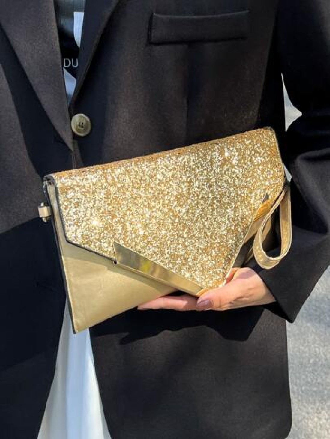 Glamorous Elegant Exquisite Quiet Luxury Sequin Stylish Luxury Shiny Glitter Metal Decor Flap Square Bag Evening Bag Dinner Bag For Party Girl Woman Bride Perfect For Party Wedding Prom Dinner Banquet