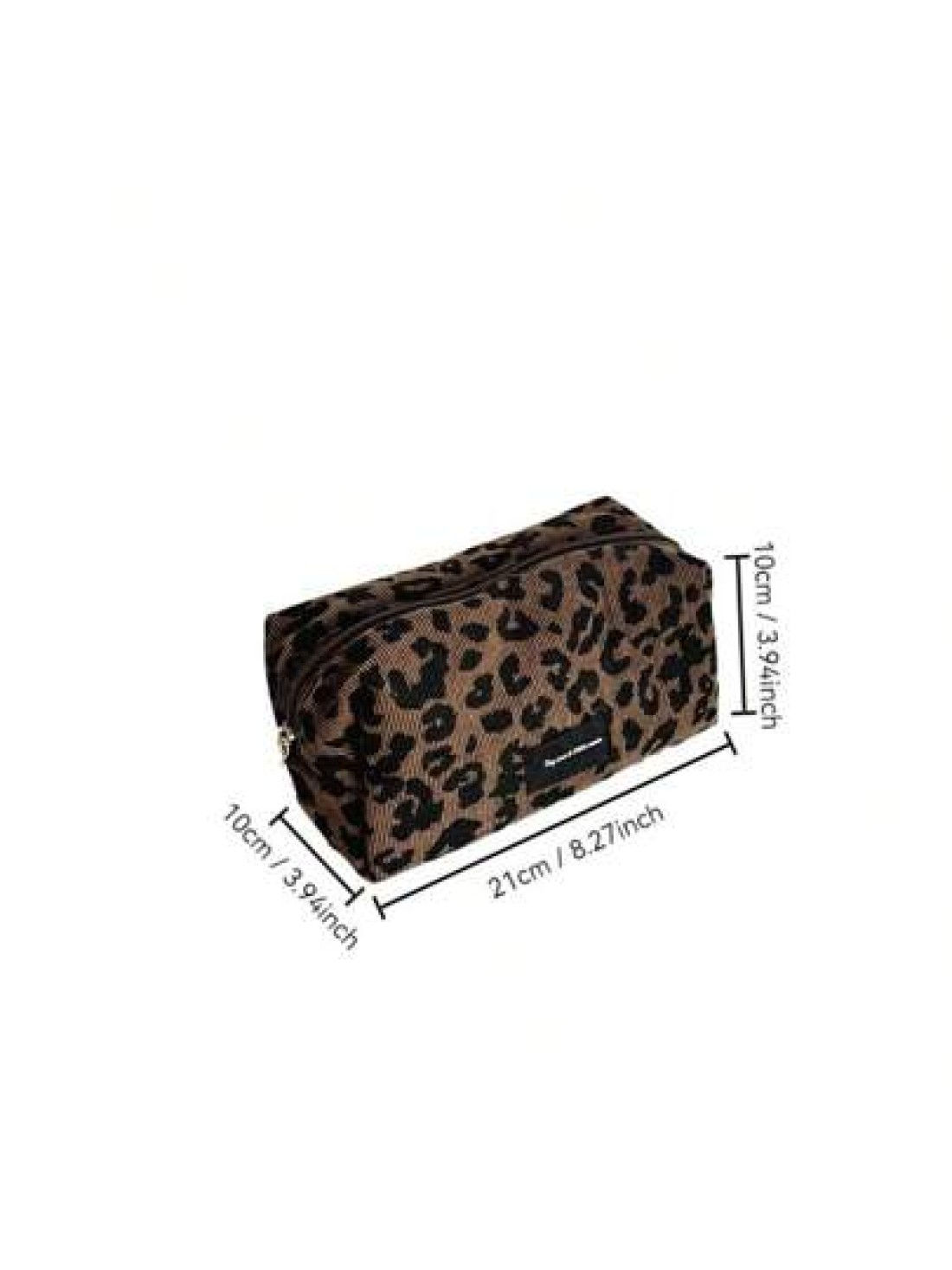New Leopard Print Cosmetic Bag Lipstick Case Large Capacity Makeup Organizer Versatile Design Summer Travel Vacation Home Bathroom Decor Holiday Makeup Organizer