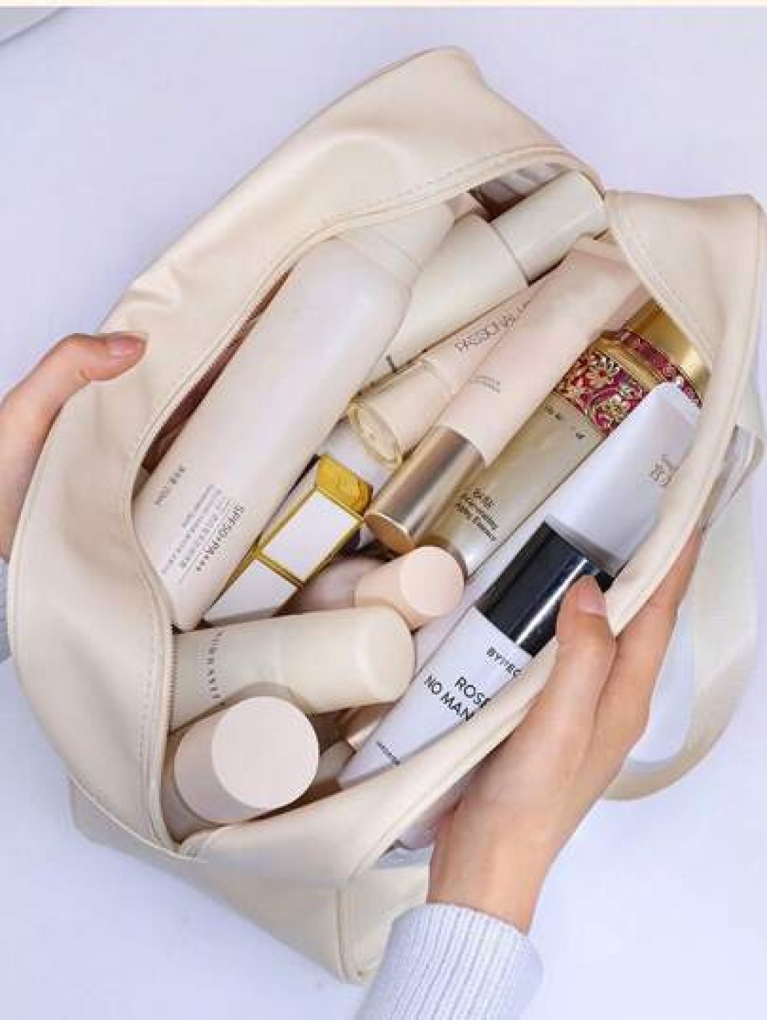 3pcs Set 1 Summer Travel Cosmetic Bag Waterproof Toiletry Bag Multi Functional Makeup Organizer Bag Travel Makeup Brush Holder Bag Portable Travel Organizer Pouch Suitable For Skincare Cosmetics Makeu