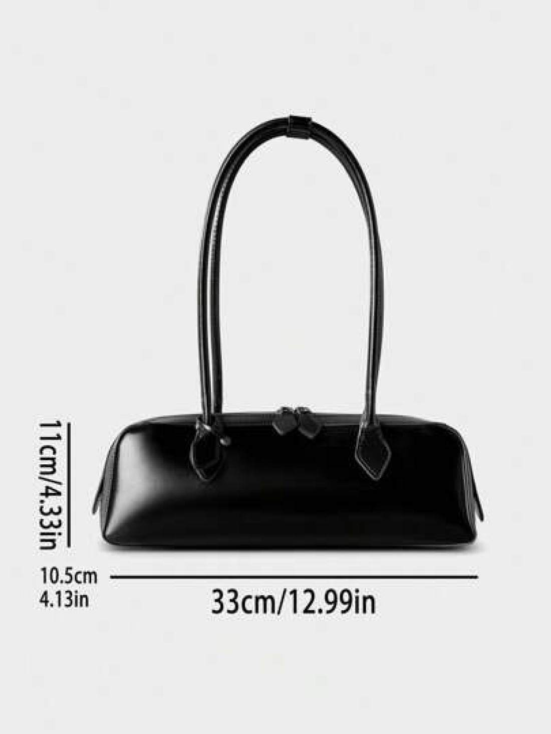 Women 2025 New Niche Design Large Capacity Shoulder Underarm Bag Elegant Long Red Baguette Bag