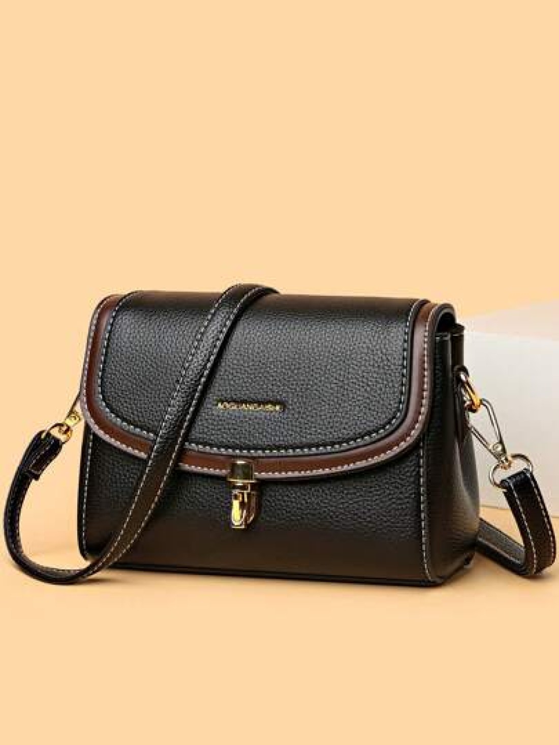 2024 New Product Solid Color Retro Women s Handbag Luxury Designer Women Crossbody Bags High Quality Soft Leather Female Wallet