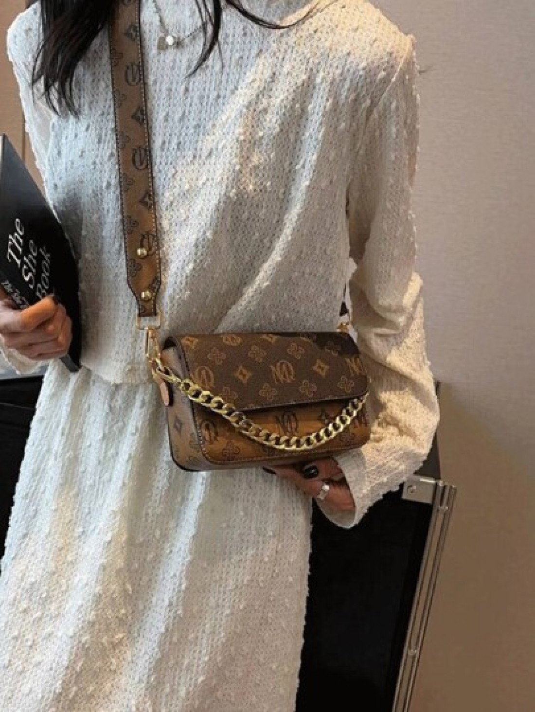 1pc Vintage Leisure Armpit Bag Shoulder Chain Bag Women s Commuter Diagonal Package Retro Inspired Bag For Women