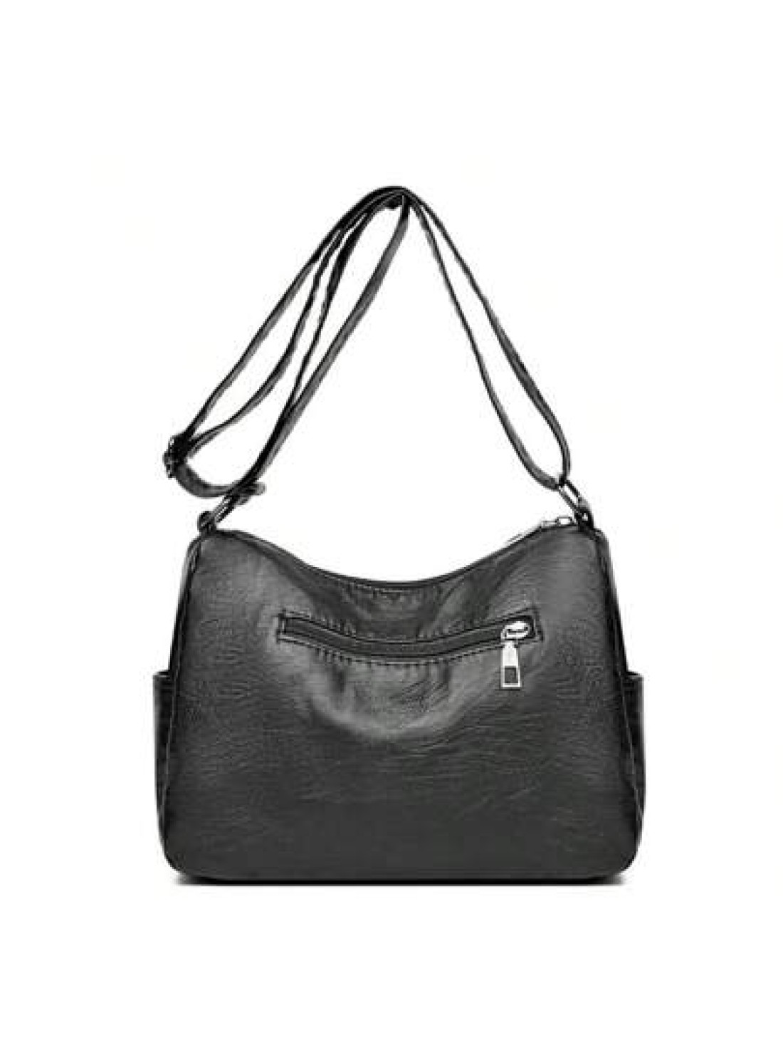 Red Buckle Decorated Casual Large Capacity Women s Shoulder Bag Suitable For Daily Life