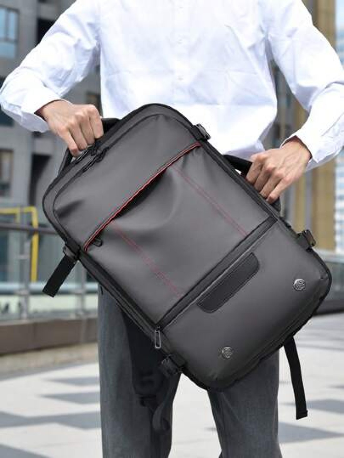 WEIXIER Vacuum Compression Travel Backpack With Laptop Compartment Multifunctional Rucksack For Business College Travel Graduation Camping