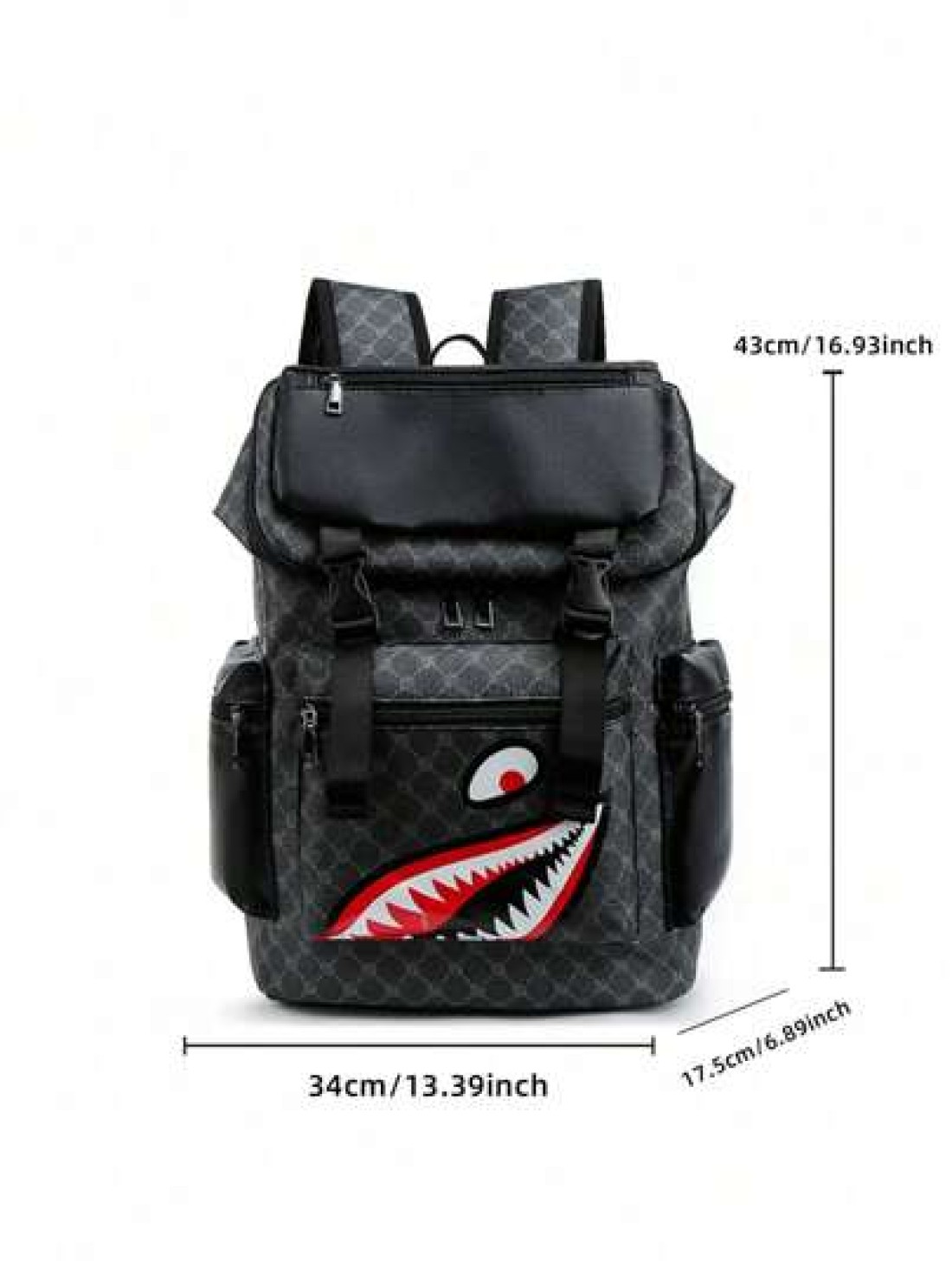 ceionkeust Men s Casual Backpack Fashion Flip Cover Lightweight Portable Suitable For Travel Camping Hiking School And Student Campus Youth School Backpack Fashion Men s Bags Water Repellent Business