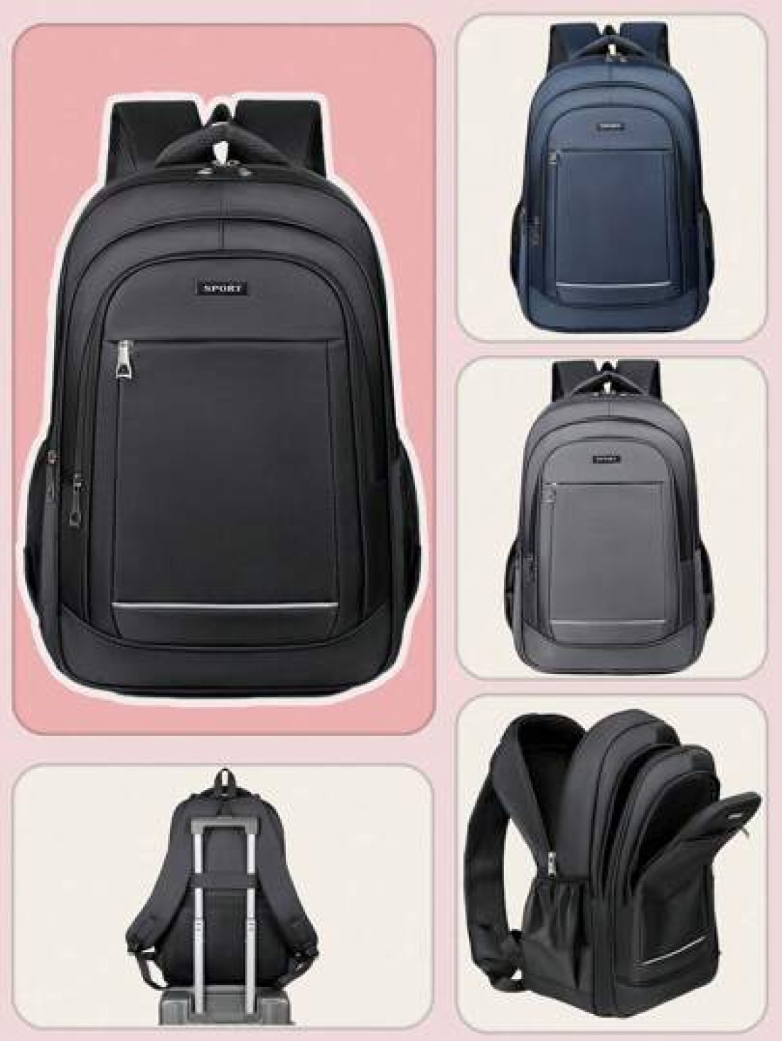 Casual Schoolbag Korean Backpack Large Capacity Middle School Student Schoolbag Computer Travel Bag Laptop Backpack School Backpack Bookbag Travel Outdoor Waterproof Rucksack Beach Bag Laptop Bag Spor