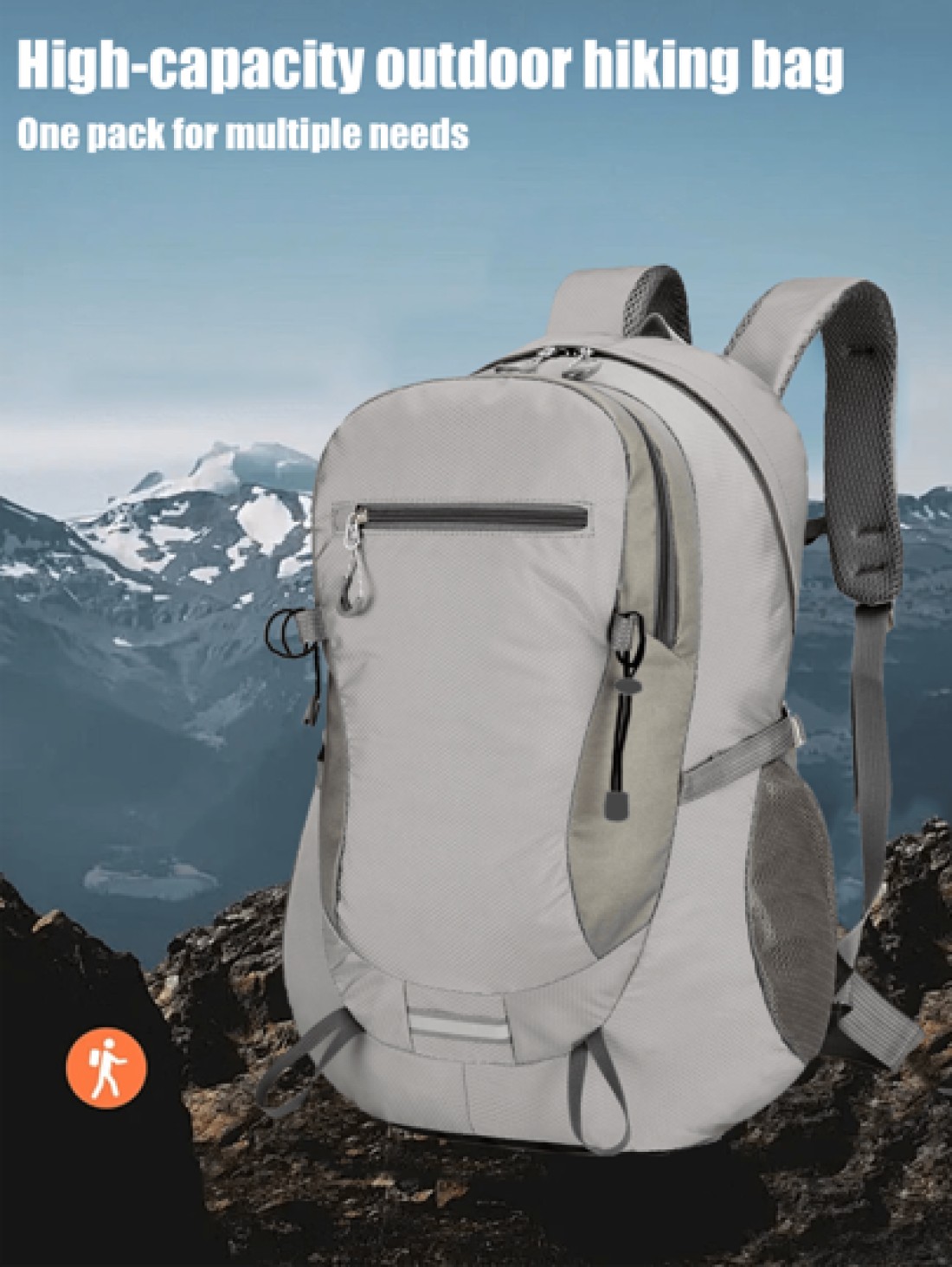 1pc Hiking Large Capacity Backpack Sports Backpack Laptop Travel Bag Sports Bag University Backpack School Backpack Outdoor Hiking Camping Sports And Leisure Backpack Vacation Essentials Lightweight A