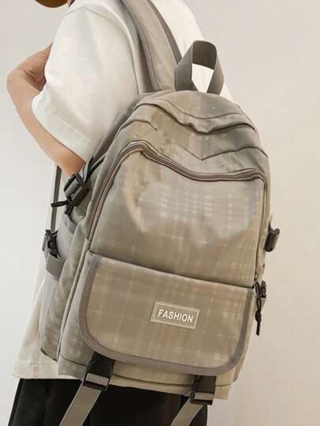 Men s Simple Large Capacity Travel Backpack Casual Day Pack For Middle High School Students College Laptop Bag School Backpack
