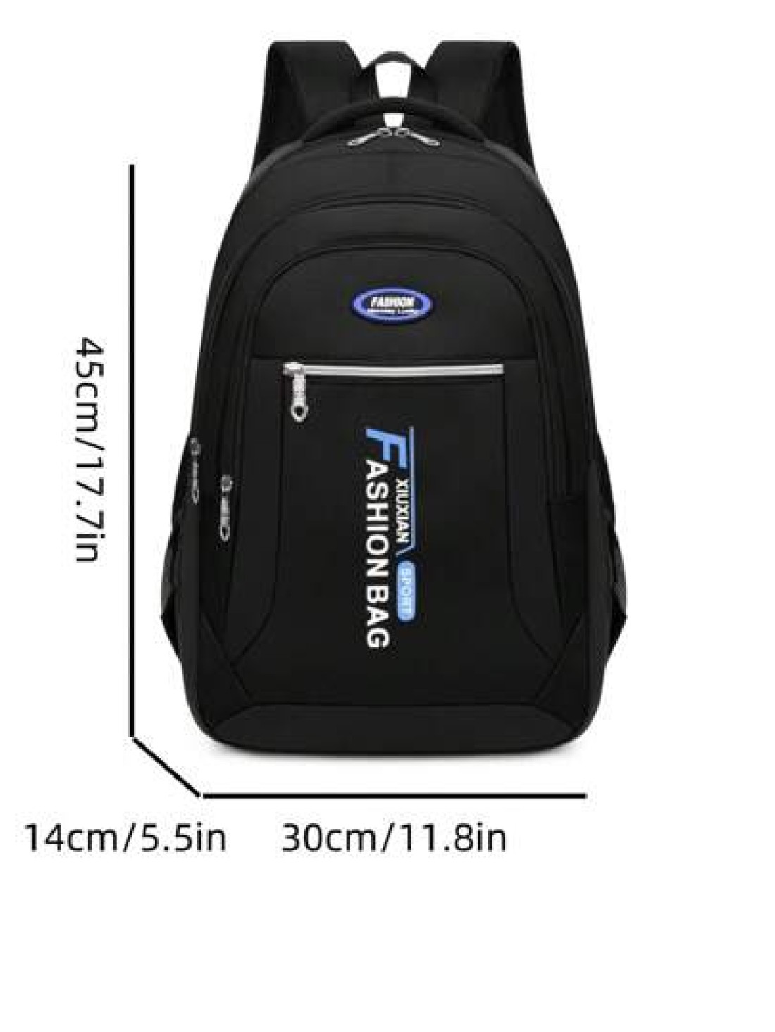 New Fashionable Simple Versatile Casual Lightweight Travel Commute Large Capacity Multi Pocket Notebook Men s Stylish Backpack