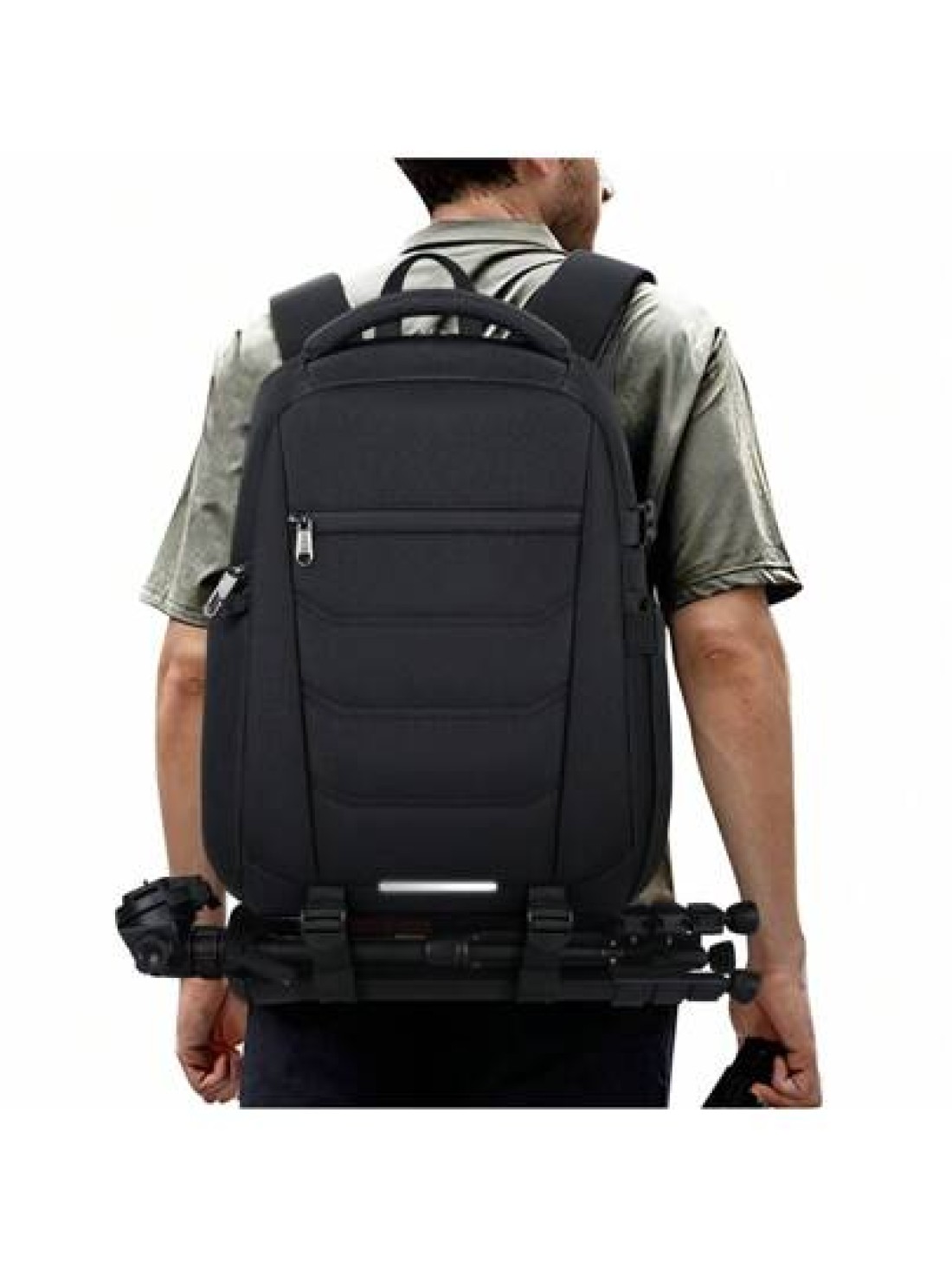 NEWHEY Camera Bag Backpack Professional For DSLR SLR Mirrorless Camera Waterproof Laptop Back Pack 14 15 6 Inch With Rain Cover Anti Theft Travel Case Large Capacity Photography Backpack Bags For Trav