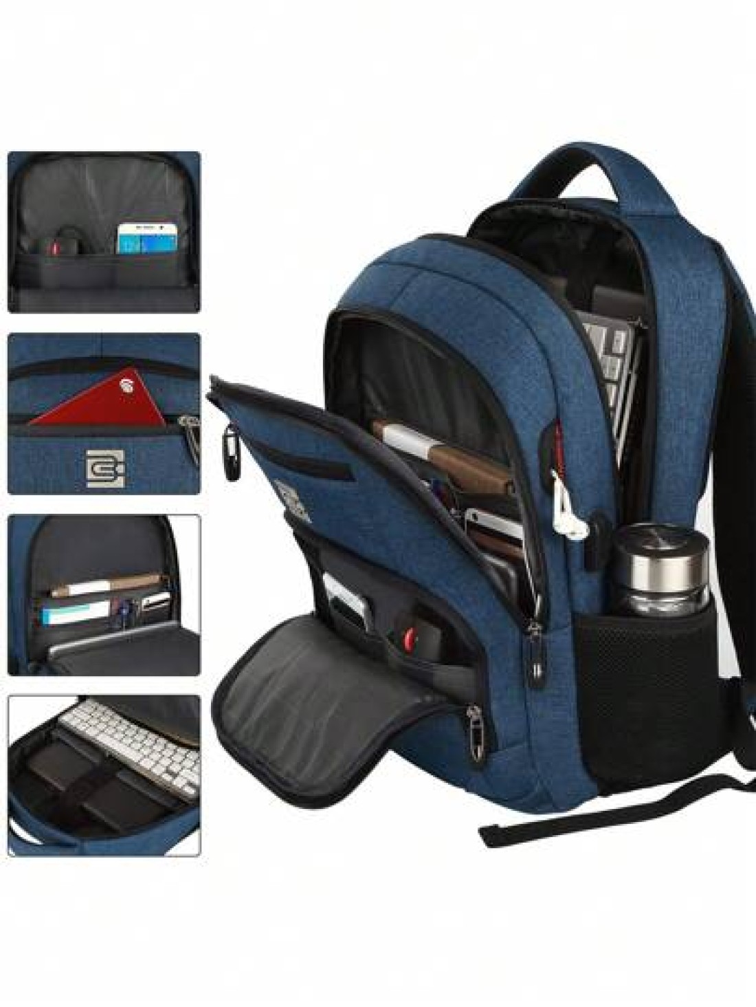 Laptop Backpack 15 6 Inch Large Travel Backpack Best Gift Water Proof Computer Backpack Work Business College Backpack Book Bag Friendly Carry On Backpack With USB Port Rucksack Summer School Bag Wate