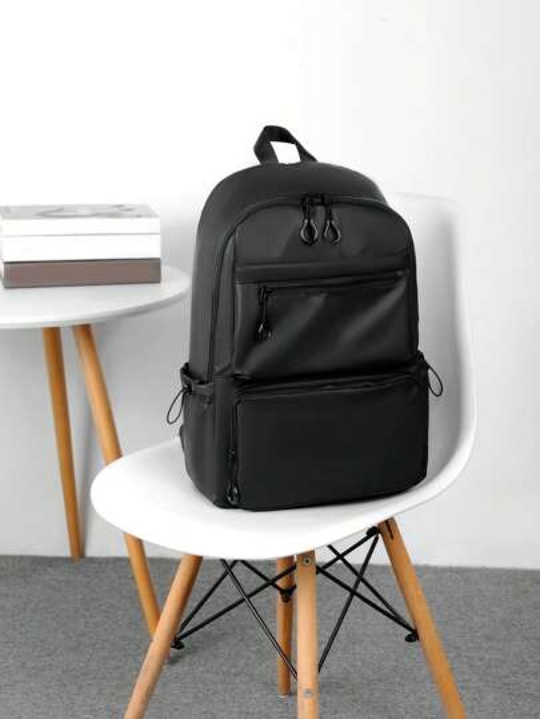 Black Waterproof Backpack Laptop Bag School Backpack For Men