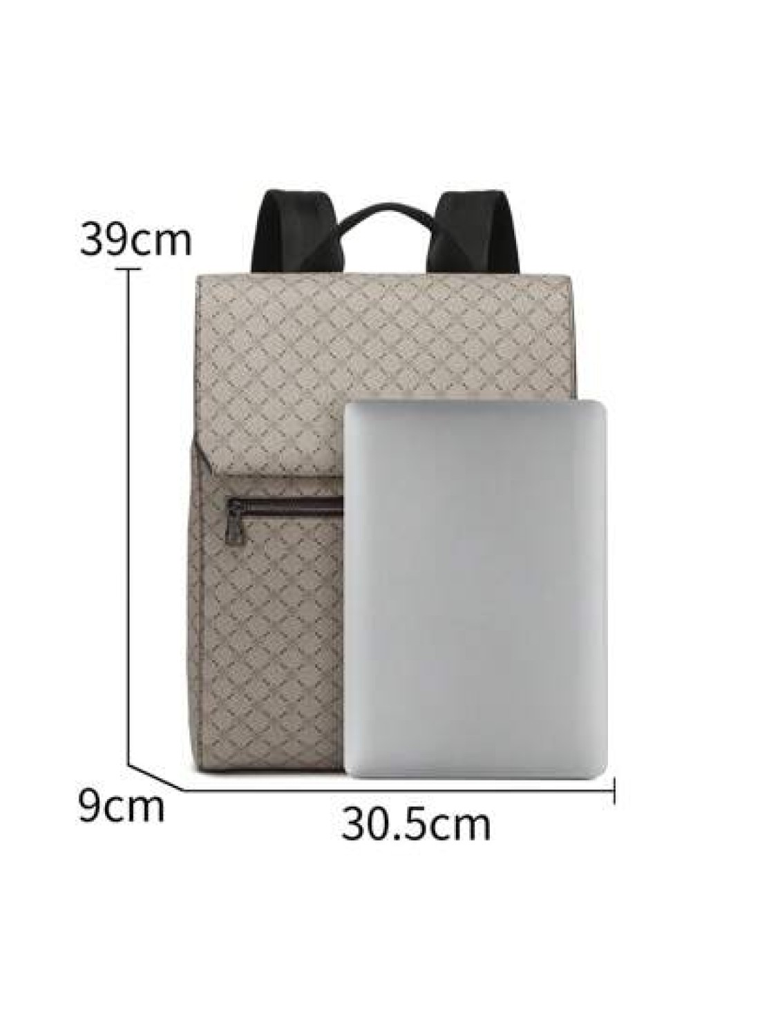 Men s Large Capacity Classic Floral Flip Cover 15 6 Inch Laptop Backpack Business Dual Shoulder Bag Travel Backpack Suitable For Business Trip Back To School Travel Father s Day Gift