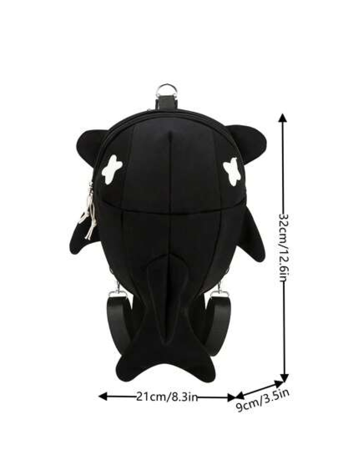 peach tree Unisex Shark Design Fashionable Backpack Suitable For Couples Casual Backpack For High School College Students Commuting Travel Multi Pocket Lightweight School Supplies Halloween Christmas