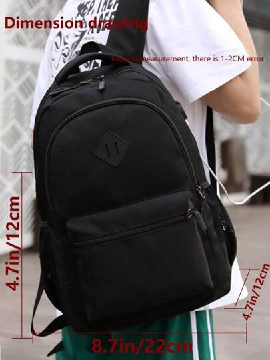 USB Convenient Charging Multi Pocket Backpack Men Purse Can Hold 15 6 Inch Computer Bag Lightweight School Bag Large Capacity Travel Bag Commuter Convenient Day Bag Multi Functional Book Bag For Stude
