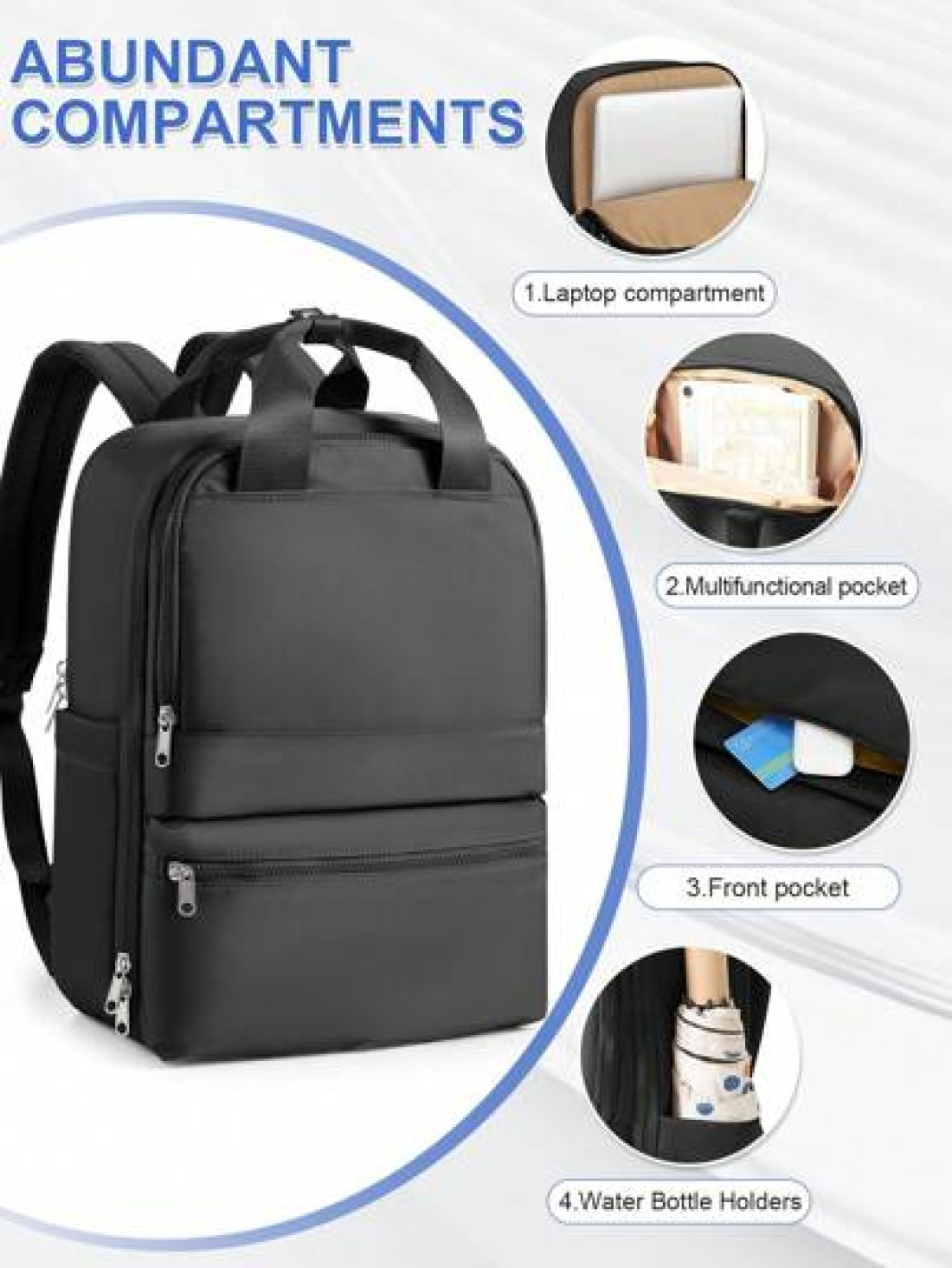 Large Capacity Business Backpack Travel Suitcase Backpacks Water Resistant Luggage Daypack Large Travel Backpack For Women Men Carry On Backpack Hiking Backpack Waterproof Outdoor Sports Rucksack Casu