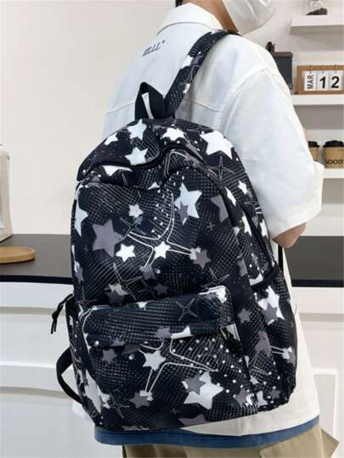 New Star Versatile Backpack For Women High Beauty Junior High School High School Large Capacity Backpack Niche Commuter Student Backpack Fashion Backpack Student Male New Junior High School High Schoo