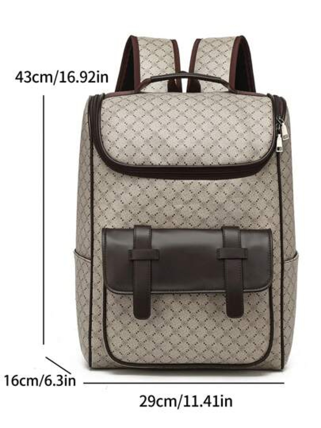 Men s Flip Top Casual Backpack Large Capacity Laptop Backpack Business Travel Backpack Suitable For Commute Back To School Father s Day Gift Travel